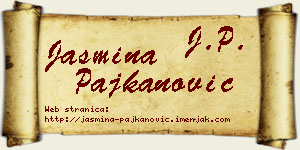 Jasmina Pajkanović vizit kartica